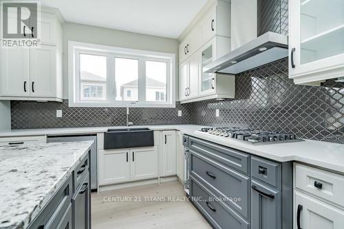 27 William Nador Street, Kitchener, ON - Indoor Photo Showing Kitchen With Upgraded Kitchen