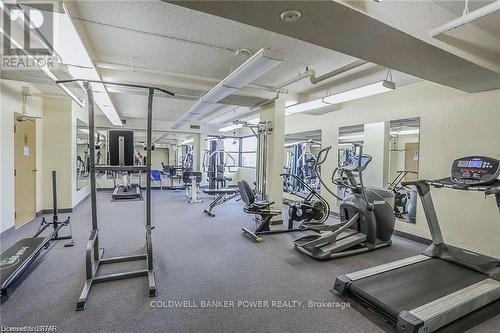 #604 -389 Dundas St, London, ON - Indoor Photo Showing Gym Room