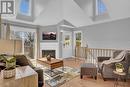 34 - 175 Fiddlers Green Road, Hamilton, ON  - Indoor Photo Showing Living Room With Fireplace 