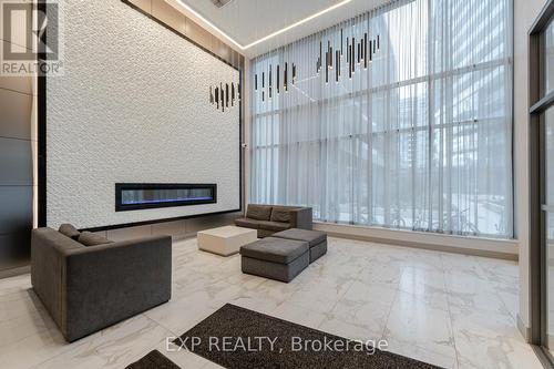 #402 -36 Forest Manor Rd, Toronto, ON - Indoor Photo Showing Other Room With Fireplace