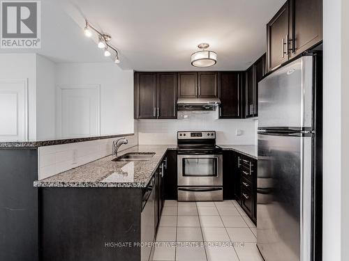 #1007 -9245 Jane St, Vaughan, ON - Indoor Photo Showing Kitchen With Double Sink With Upgraded Kitchen