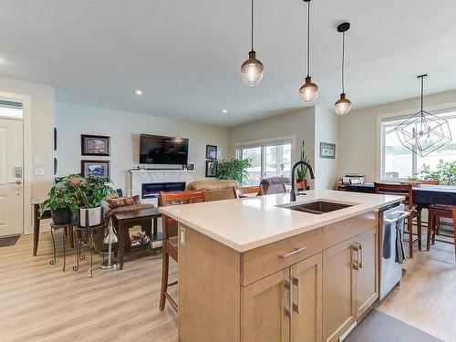 3371 Hawks Crescent, West Kelowna, BC - Indoor With Fireplace