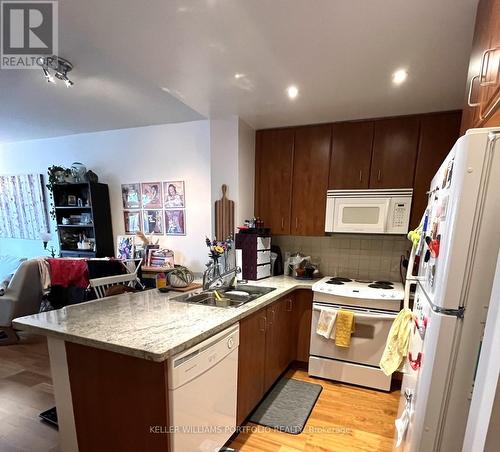 #1512 -85 Bloor St E, Toronto, ON - Indoor Photo Showing Kitchen With Double Sink
