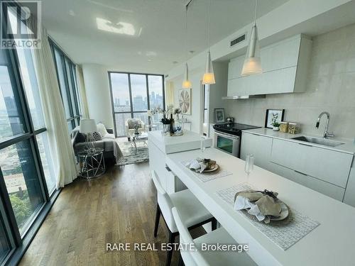 #2501 -101 Charles St E, Toronto, ON - Indoor Photo Showing Kitchen With Upgraded Kitchen