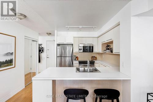 #1308 -25 Carlton St, Toronto, ON - Indoor Photo Showing Kitchen With Double Sink