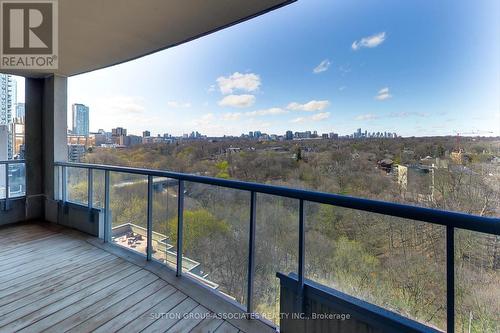 #1105 -388 Bloor St E, Toronto, ON - Outdoor With Balcony With View