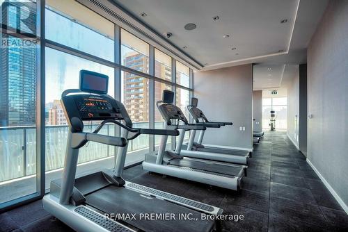 #607 -50 Charles St E, Toronto, ON - Indoor Photo Showing Gym Room