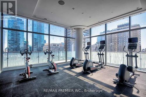 #607 -50 Charles St E, Toronto, ON - Indoor Photo Showing Gym Room