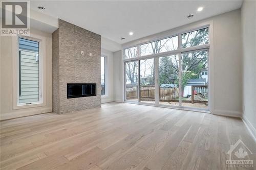531 Broadhead Avenue Unit#A, Ottawa, ON - Indoor With Fireplace