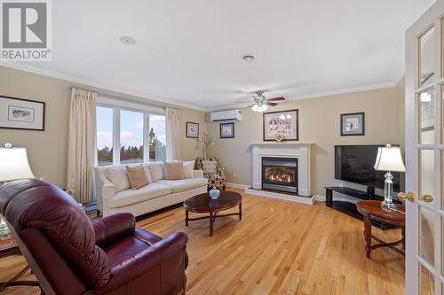 36 Vineyard Drive, Paradise, NL - Indoor Photo Showing Living Room With Fireplace