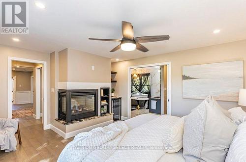 271 Base Line Rd E, London, ON - Indoor Photo Showing Bedroom With Fireplace