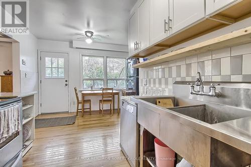 122 Burndale Avenue, Toronto, ON - Indoor Photo Showing Kitchen With Double Sink