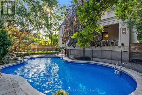 7 Kirkdale Crescent, Toronto, ON - Outdoor With In Ground Pool With Backyard