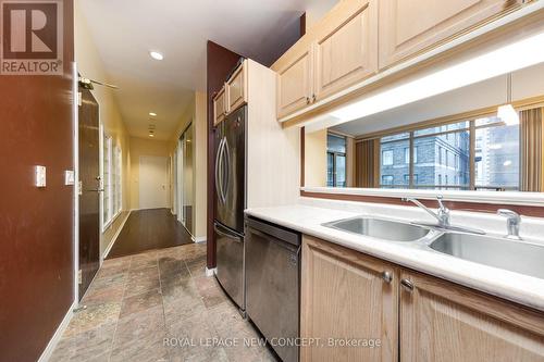 1306 - 7 King Street E, Toronto, ON - Indoor Photo Showing Kitchen With Double Sink