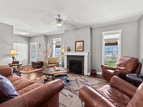 3395 Shuswap Rd, Kamloops, BC - Indoor Photo Showing Living Room With Fireplace