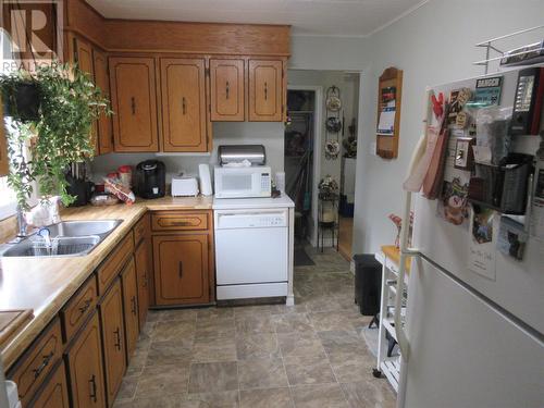 9 Eighteenth Avenue, Grand Falls Windsor, NL - Indoor Photo Showing Kitchen With Double Sink