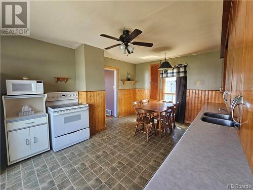31 & 33 Riverside Drive, Plaster Rock, NB - Indoor Photo Showing Kitchen With Double Sink