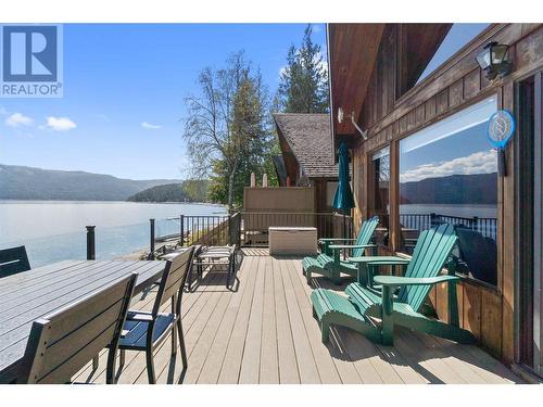 7429 Sunnybrae Canoe Point Road Unit# 3, Tappen, BC - Outdoor With Body Of Water With Deck Patio Veranda With Exterior