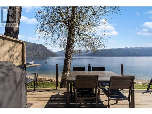 7429 Sunnybrae Canoe Point Road Unit# 3, Tappen, BC - Outdoor With Body Of Water With Deck Patio Veranda With View