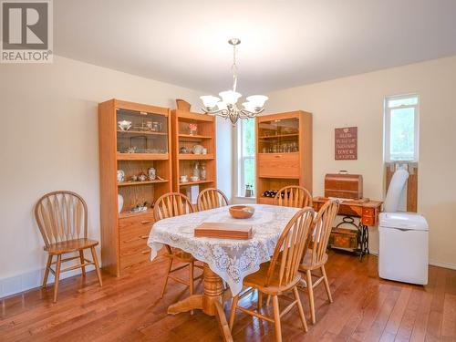 4556 Quesnel-Hydraulic Road, Quesnel, BC - Indoor Photo Showing Dining Room