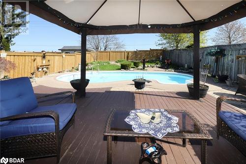 Mississauga, ON - Outdoor With In Ground Pool With Deck Patio Veranda