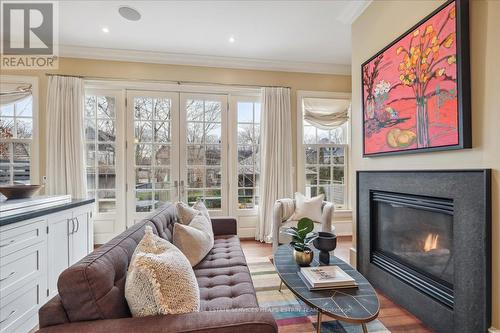 27 St Andrews Gardens, Toronto, ON - Indoor Photo Showing Living Room With Fireplace