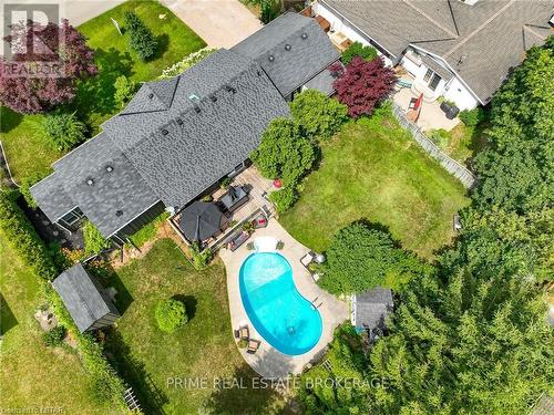 7 Northcrest Dr, London, ON - Outdoor With Above Ground Pool With View