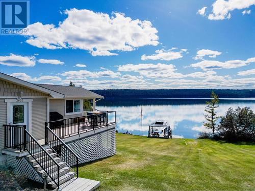 3632 Forbes Road, Lac La Hache, BC - Outdoor With Body Of Water With Deck Patio Veranda With View