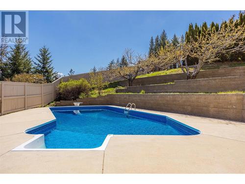 1837 Olympus Way, West Kelowna, BC - Outdoor With In Ground Pool With Backyard