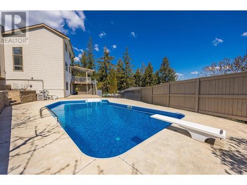 1837 Olympus Way, West Kelowna, BC - Outdoor With In Ground Pool With Deck Patio Veranda With Backyard