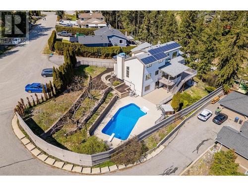 1837 Olympus Way, West Kelowna, BC - Outdoor With In Ground Pool With View