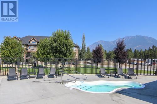 700 Bighorn  Boulevard Unit# 713B, Radium Hot Springs, BC - Outdoor With In Ground Pool