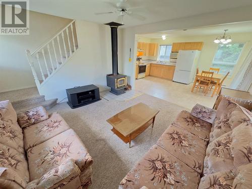 2647 Strathcona Avenue, Coalmont-Tulameen, BC - Indoor Photo Showing Living Room With Fireplace