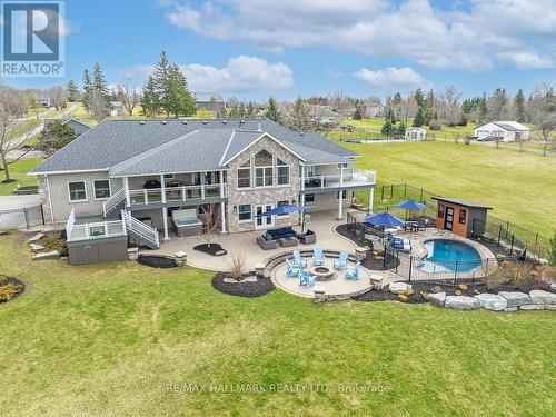 2360 County Rd 3, Prince Edward County, ON - Outdoor With Above Ground Pool With Deck Patio Veranda With View