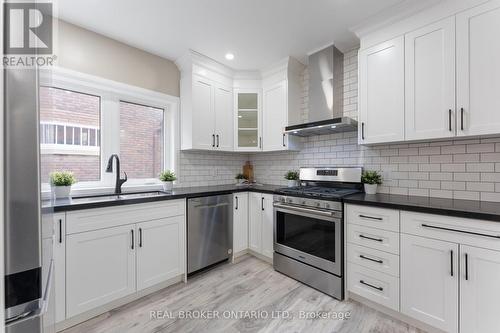 27 Chestnut St, Kitchener, ON - Indoor Photo Showing Kitchen With Stainless Steel Kitchen With Upgraded Kitchen
