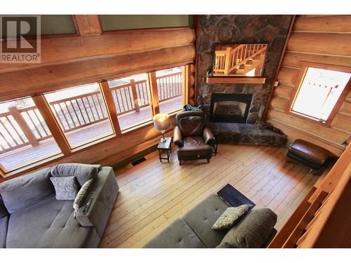 13000 Green Road, Prince George, BC - Indoor Photo Showing Living Room With Fireplace