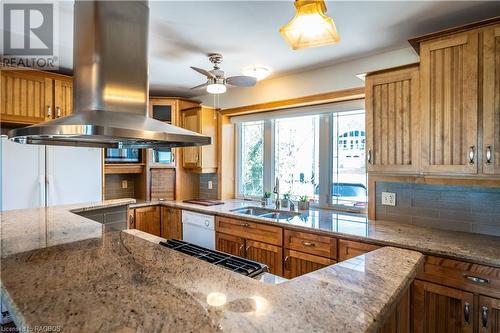 41 Fenton Drive, Port Elgin, ON - Indoor Photo Showing Kitchen With Double Sink
