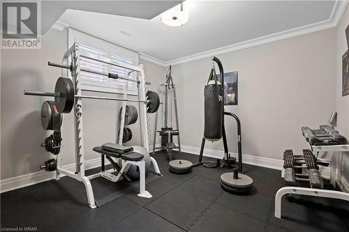 51 Fall Harvest Drive, Kitchener, ON - Indoor Photo Showing Gym Room