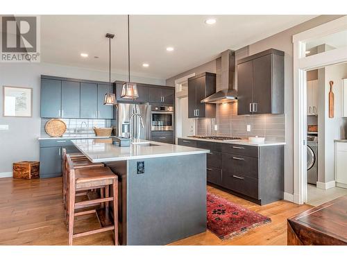 9000 Tavistock Road, Vernon, BC - Indoor Photo Showing Kitchen With Upgraded Kitchen