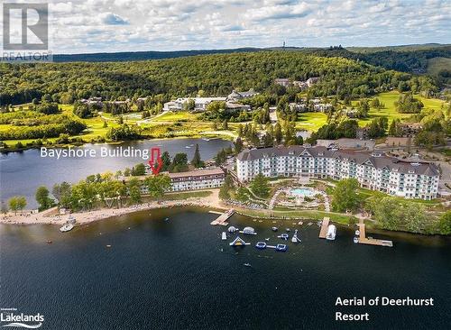 1235 Deerhurst Drive Unit# 421, Huntsville, ON - Outdoor With Body Of Water With View