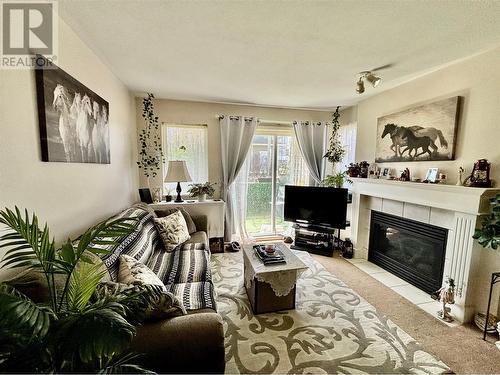650 3 Street Sw Unit# 105, Salmon Arm, BC - Indoor Photo Showing Living Room With Fireplace