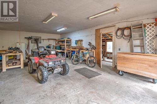 11 Gardom Lake Road, Enderby, BC - Indoor Photo Showing Garage