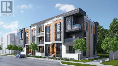 1024 - 14 David Eyer Road, Richmond Hill, ON - Outdoor With Balcony With Facade