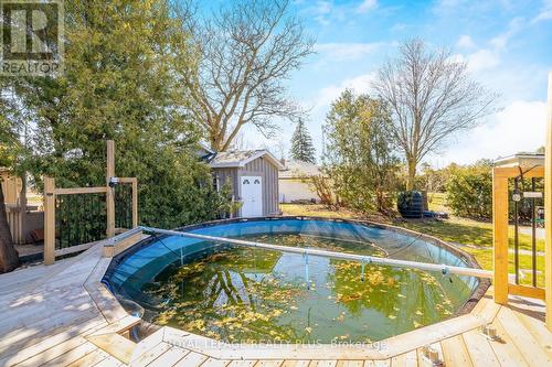 7433 5 Sideroad, Halton Hills, ON - Outdoor With Above Ground Pool With Backyard
