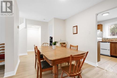2111 Montreal Road Unit#191, Ottawa, ON - Indoor Photo Showing Dining Room