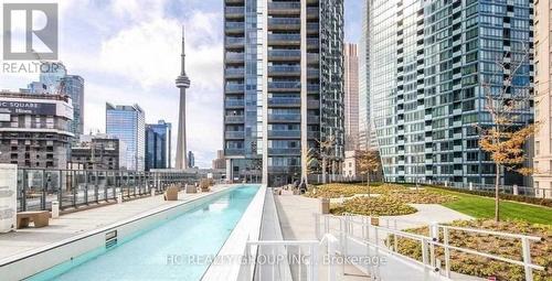 #3101 -1 The Esplanade End, Toronto, ON - Outdoor With In Ground Pool With Facade