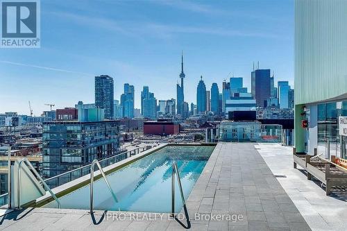 #N519 -120 Bayview Ave, Toronto, ON - Outdoor With In Ground Pool With View