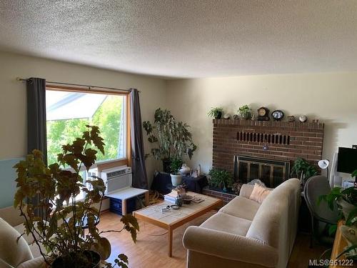 1203 Maquinna Ave, Port Alice, BC - Indoor Photo Showing Living Room With Fireplace