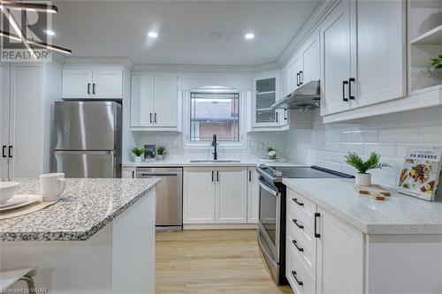 182 Selkirk Drive, Kitchener, ON - Indoor Photo Showing Kitchen With Upgraded Kitchen