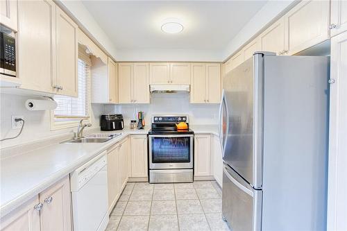 492 Stone Church Road E, Hamilton, ON - Indoor Photo Showing Kitchen With Double Sink